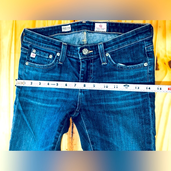 AG Adriano Goldschmied Stilt Crop Cigarette Jeans Women’s Size 25R - Picture 8 of 11